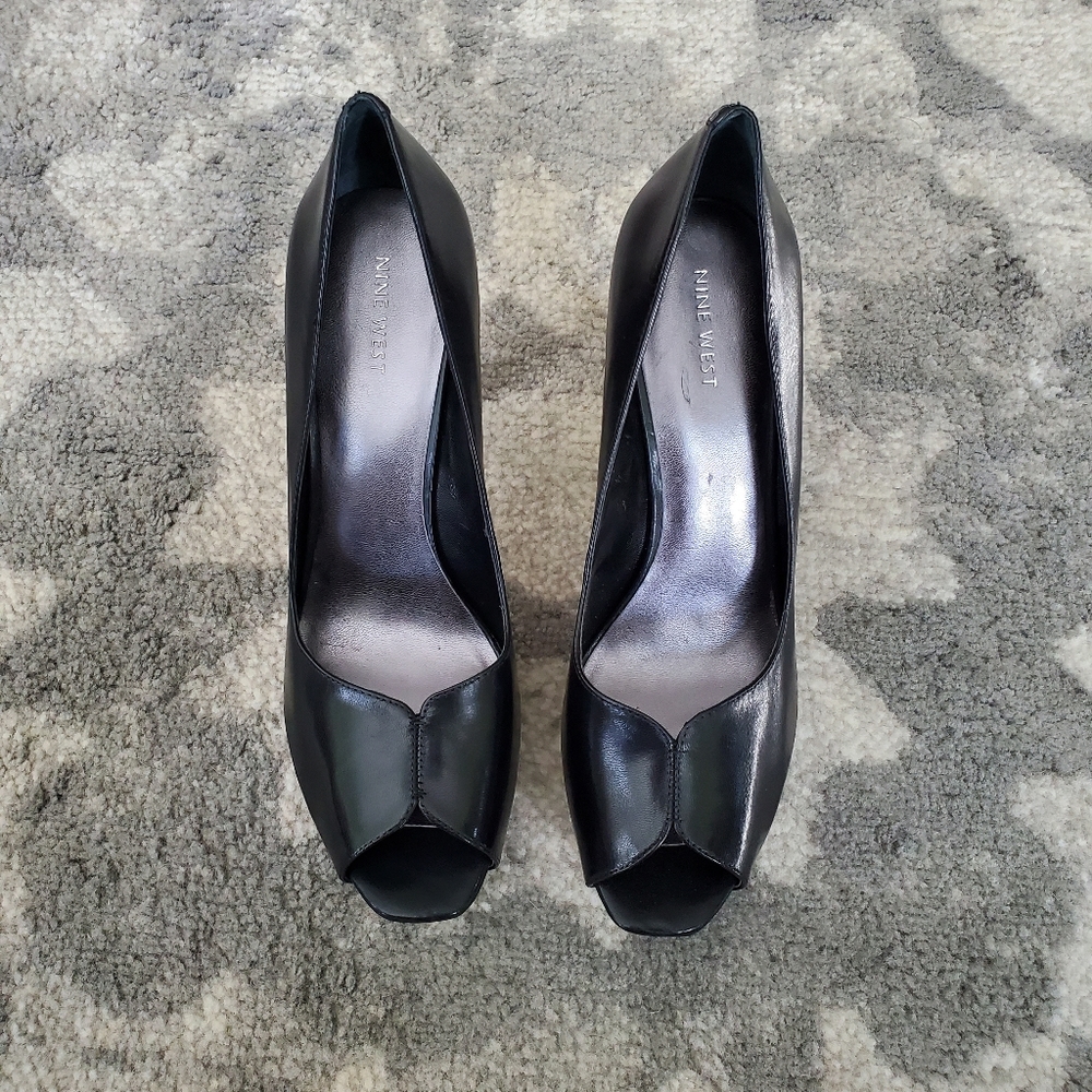 Nine West Bonfire - Black Pumps - 4" Heels - Size 10M